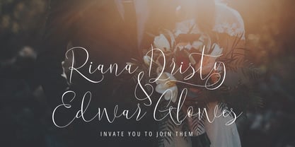 Wamolye Script Font Poster 3