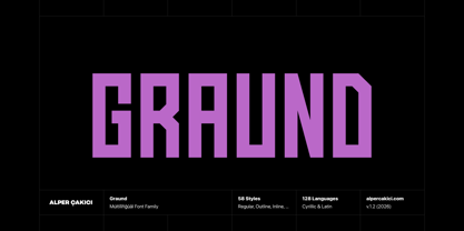 Graund Font Poster 1