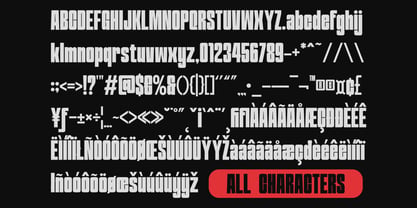 Narrowtone Font Poster 5