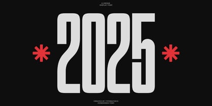 Narrowtone Font Poster 10