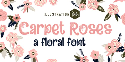 PN Carpet Roses Font Poster 1