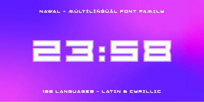 Nawal Font Poster 8