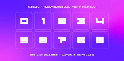Nawal Font Poster 15