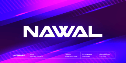 Nawal Font Poster 1