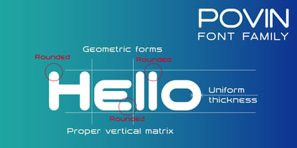 Povin Font Poster 4