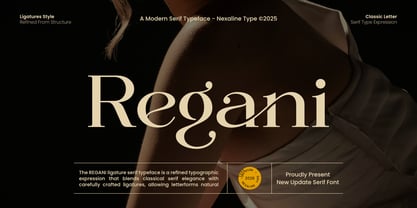 Regani Font Poster 1