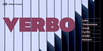 Verbo Font Poster 1