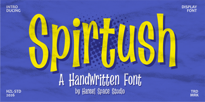 Spirtush Font Poster 1