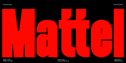 Mattel Font Poster 1