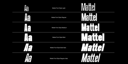 Mattel Font Poster 12