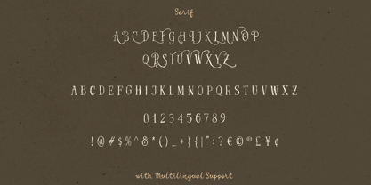 Locked Whisper Font Poster 8