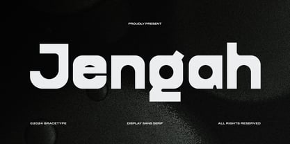 Jengah Font Poster 1