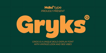 Gryks Font Poster 1