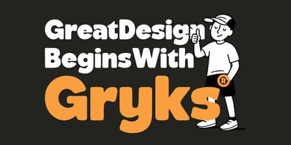Gryks Font Poster 3