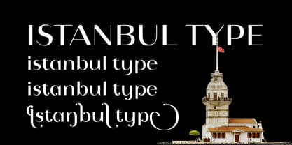 Istanbul Type Font Poster 2