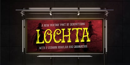 Lochta Decorative Font Poster 9