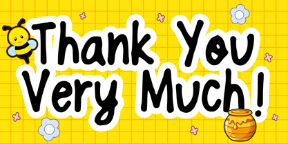 Honey Daily Font Poster 5