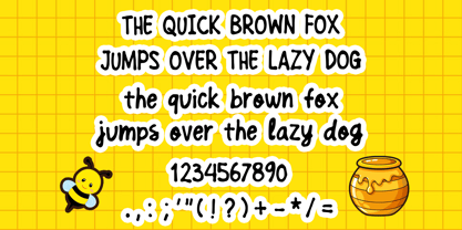 Honey Daily Font Poster 4