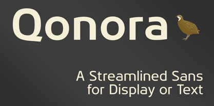 Qonora Font Poster 1