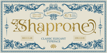 Shaprone Font Poster 1