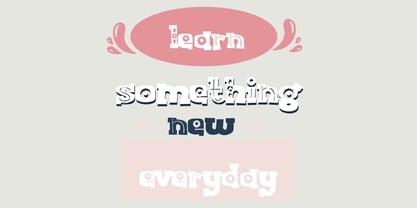 ZP Bobotie Blooms Font Poster 5