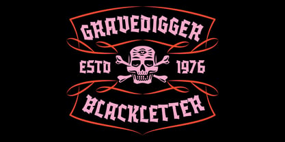 Gravedigger Font Poster 12