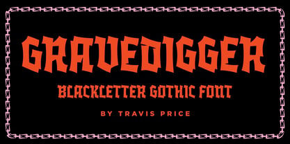 Gravedigger Font Poster 1