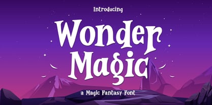 Wonder Magic Font Poster 1