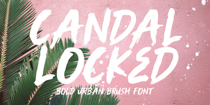 MC Candal Locked Font Poster 1