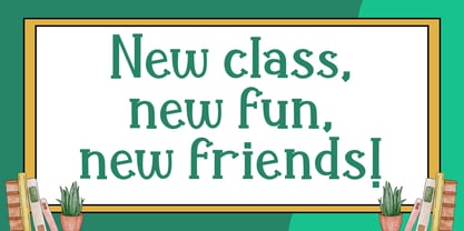 Playful Letters Font Poster 5