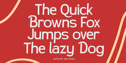 Pasttany Font Poster 3