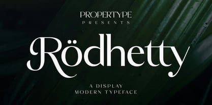 Rodhetty Font Poster 1