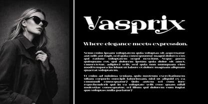Vasprix Font Poster 8