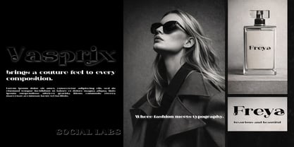 Vasprix Font Poster 4