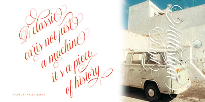 Mallestian Script Font Poster 8