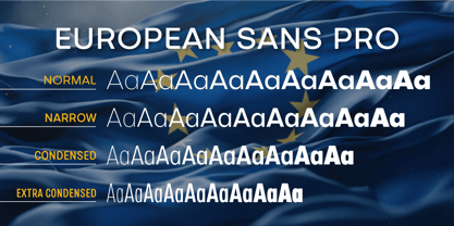 European Sans Pro Font Poster 6