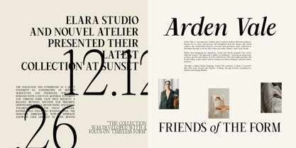 RCL Arviel Font Poster 11