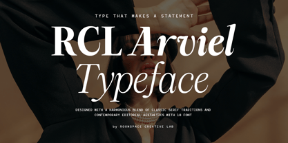 RCL Arviel Font Poster 1