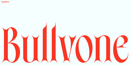Bullvone Font Poster 1