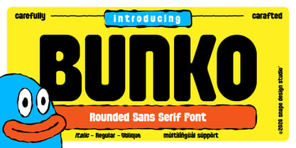 Bunko Font Poster 1