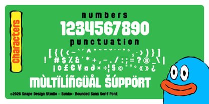 Bunko Font Poster 4