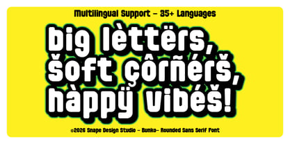 Bunko Font Poster 7