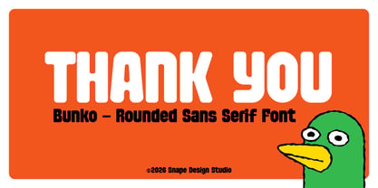 Bunko Font Poster 12
