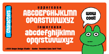 Bunko Font Poster 3