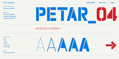 Petar04 Font Poster 1