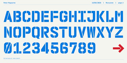 Petar04 Font Poster 2