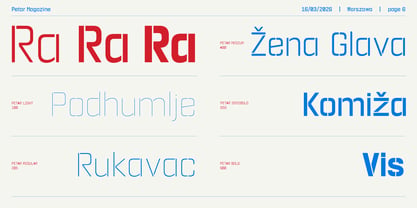 Petar04 Font Poster 6