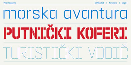 Petar04 Font Poster 4