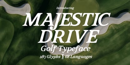 Majestic Drive Font Poster 1