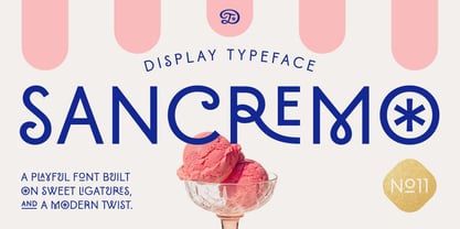 Sancremo Font Poster 1